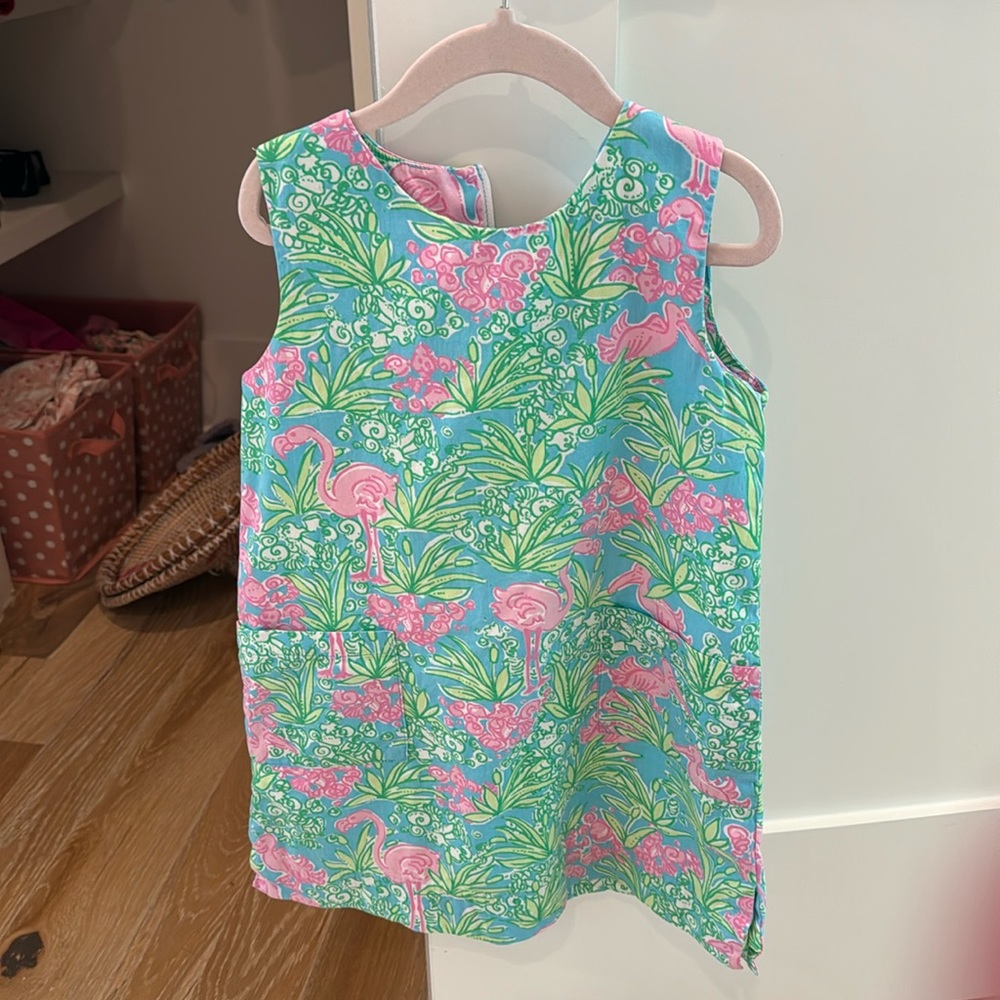 Lilly Pulitzer flamingo dress